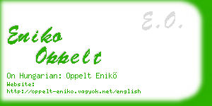 eniko oppelt business card